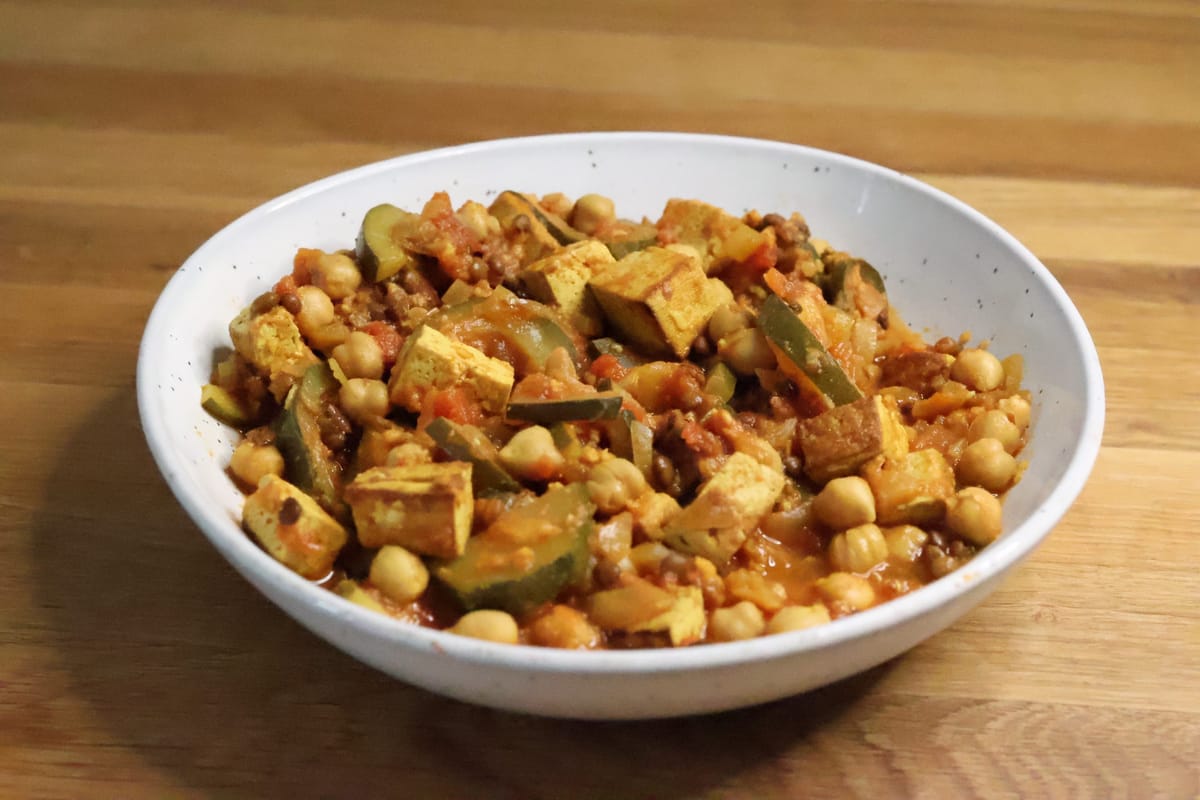Vegetable Tajine — finished dish